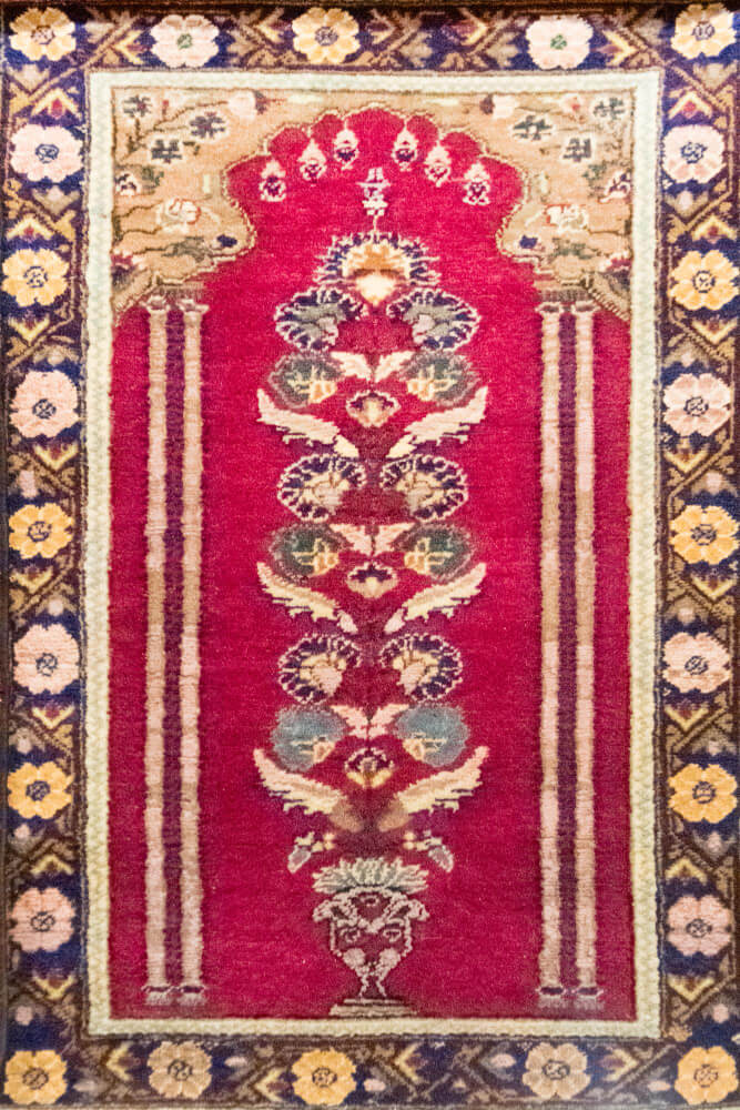 Textile rug texture