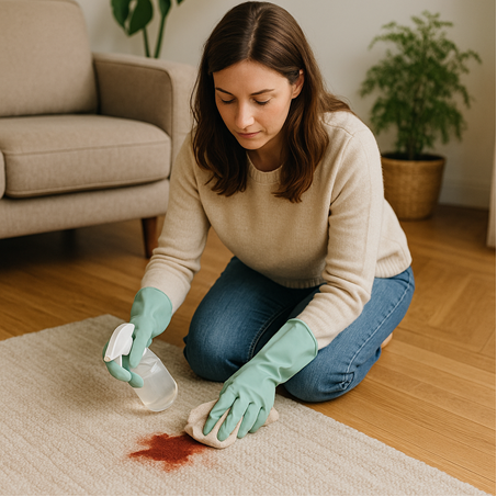 Blood on Rugs Is It Dangerous And How to Clean It Safely