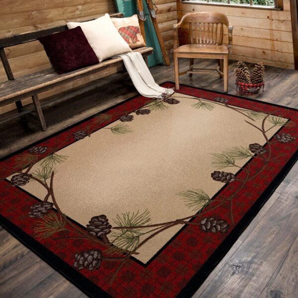 Delicate Pines-Red Plaid - Image 6