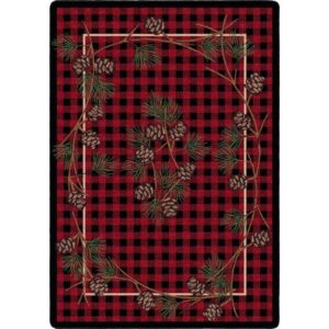 Wooded Pines-Red
