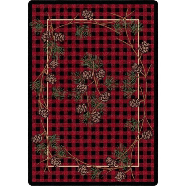 Wooded Pines-Red