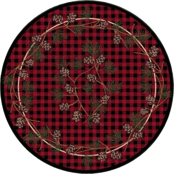 Wooded Pines-Red - Image 2